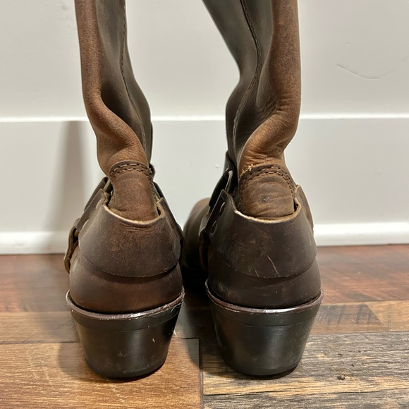 Vintage Frye Harness Cowboy Boots - Picture 5 of 11